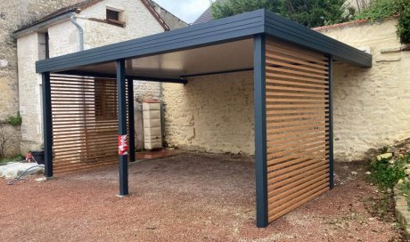 Création et fabrication de carport en aluminium vers Auxerre